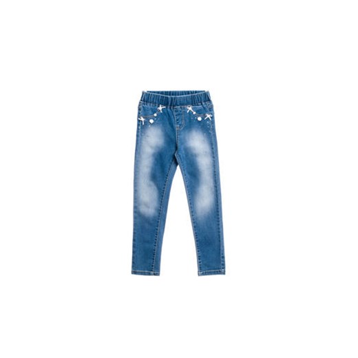Spodnie jeansowe dziewczęce niebieskie Denley PPS058 Denley.pl  86-92 okazja Denley 