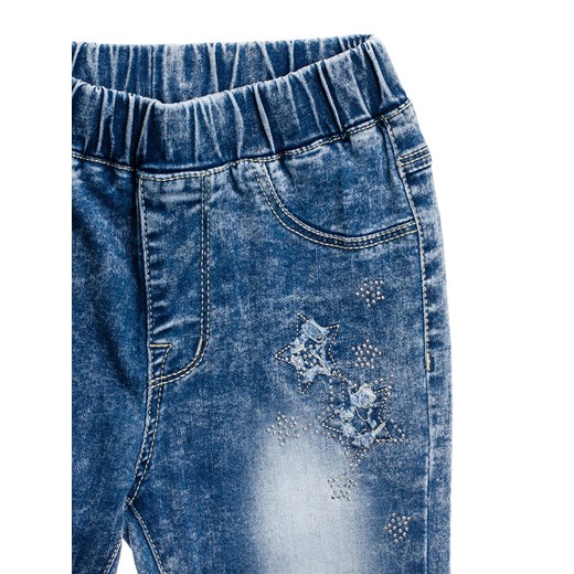 Spodnie jeansowe dziewczęce niebieskie Denley PPS068  Denley.pl 146-152 promocyjna cena Denley 