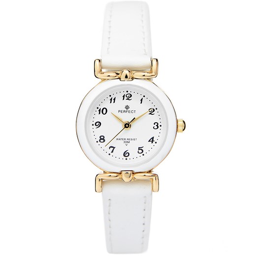 Zegarek na komunię damski PERFECT - LP004-1A -biały Perfect bialy  alleTime.pl
