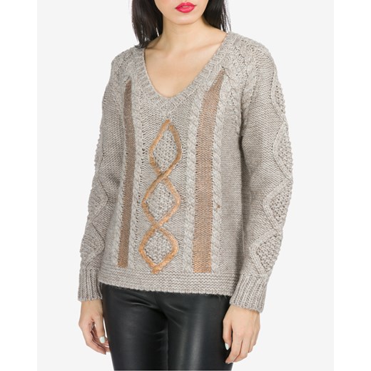 Desigual Maravillas Sweter XS Brązowy