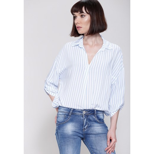 Jasnoniebieska Koszula Simply Cut  Renee uniwersalny Renee odzież