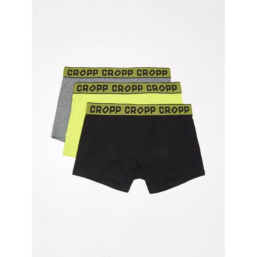 Cropp - 2 pack bokserek - Zielony Cropp czarny S 