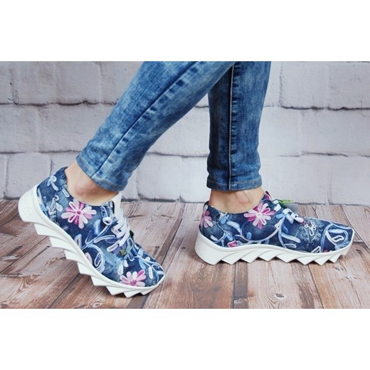 Obuwie Sportowe Slowwalk 10529W niebieski Slowwalk 37 Passion Shoes