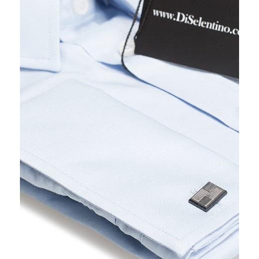 Koszula Salzburg Blue lux / mankiet zapinany na spinkę / classic fit Di Selentino  47 