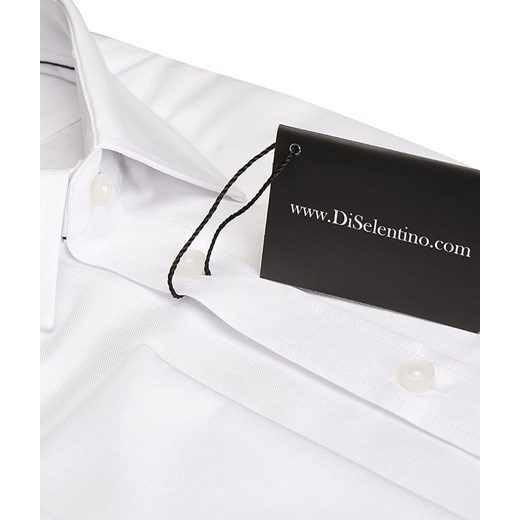 Koszula Salzburg White lux / mankiet zapinany na spinkę / classic fit Di Selentino  44 