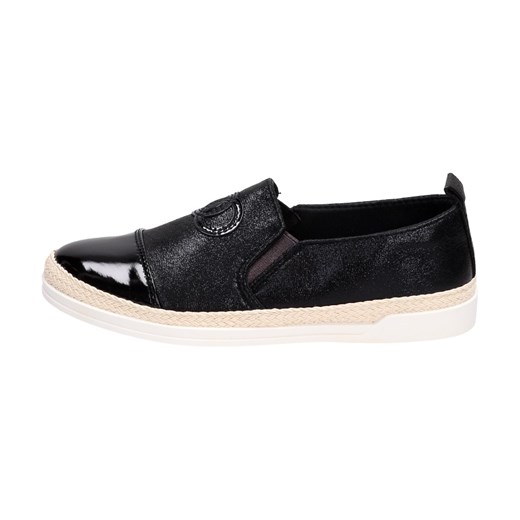 SLIP ON Czarne buty damskie ROGODZIŃSKI 421