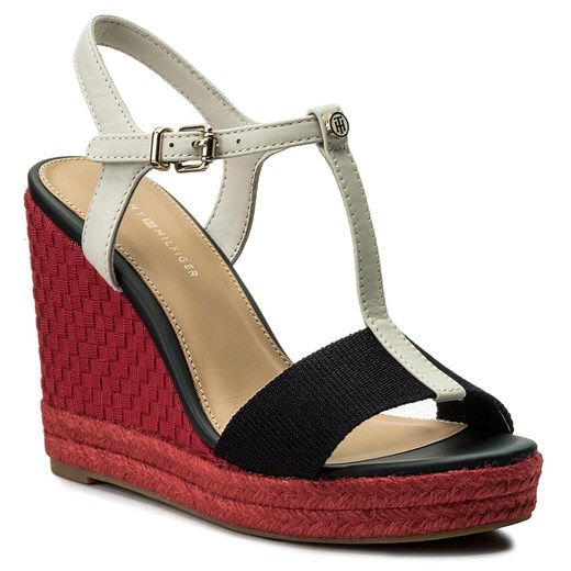 Espadryle TOMMY HILFIGER - Iconic Elena Pop Color FW0FW02249 Rwb 020 Tommy Hilfiger 37 eobuwie.pl