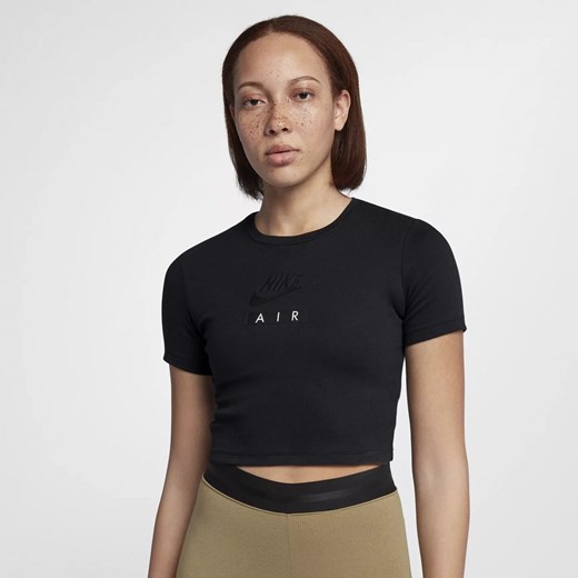 Bluzka damska Nike z napisem z krótkim rękawem 
