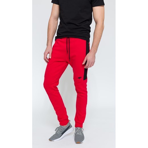 Spodnie dresowe męskie SPMD224 - czerwony