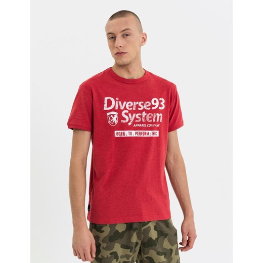 Koszulka KICKER Czerwony Melanż   XXL Diverse