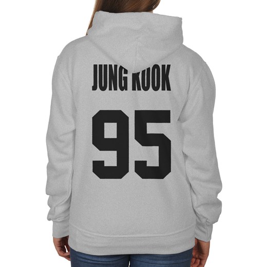 Blogerska bluza oversize z kapturem BTS Jung Kook 95 Fruit Of The Loom S dirtyshop.pl