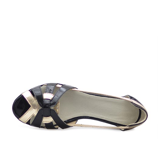 Sandały Dolce Pietro 2020-001-01-1 Czarne+złoty Dolce Pietro szary  Arturo-obuwie