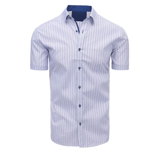 Biała koszula męska we wzory (kx0828) Dstreet  XL okazja  