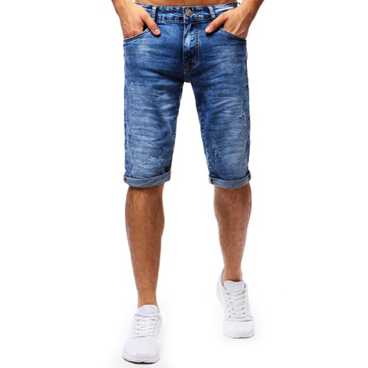 Spodenki męskie jeansowe niebieskie (sx0670) Dstreet  42 