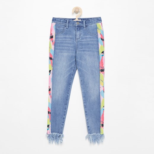 Reserved - Spodnie jeansowe slim fit - Niebieski niebieski Reserved 152 