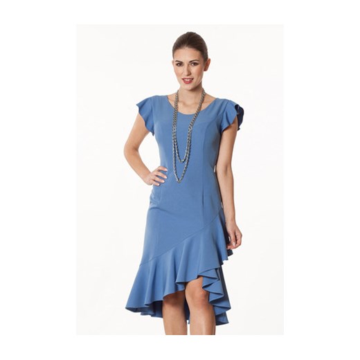 Sukienka  szaro-niebieska Vera Semper  50 