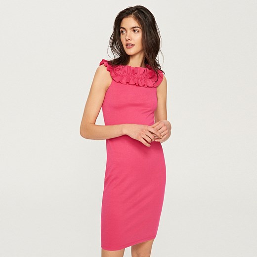 Reserved - Sukienka o dopasowanym fasonie - Różowy Reserved rozowy M 