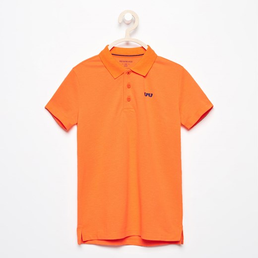 Reserved - Koszulka polo - Pomarańczo pomaranczowy Reserved 170 