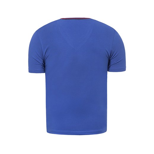 Męska koszulka t-shirt ripro7075 - indigo Risardi  S 
