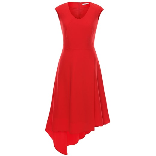Czerwona długa sukienka Sara  pomaranczowy 38 SU unusual woman 