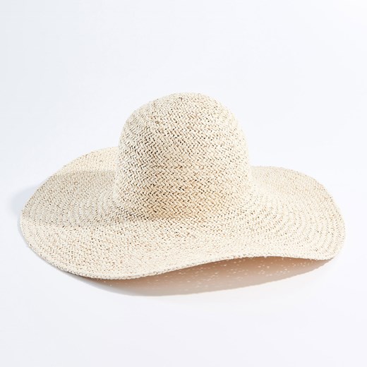 Mohito - Lekki kapelusz z szerokim rondem - Beżowy bezowy Mohito One Size 