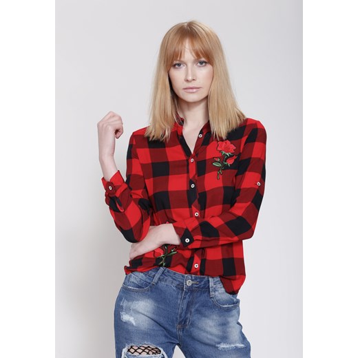 Czerwono-Czarna Koszula Country Renee XXL/XXXL Renee odzież