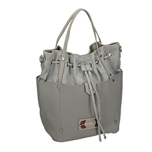 Monnari duża torebka damska worek shopper szara BAG 1070-019 W18 Monnari rinkopl