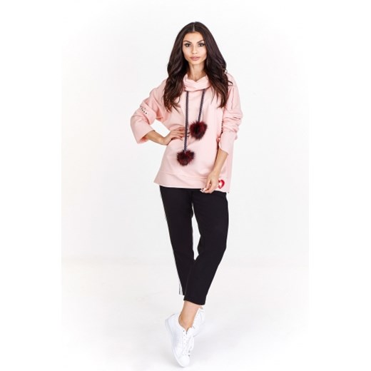 Cienka bluza z kapturem i pomponem Elite U ptakmoda.com