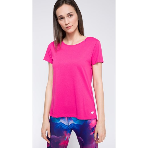 T-shirt damski TSD211 - różowy neon