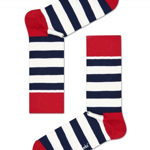 Skarpetki Happy Socks Stripe SA01-045 - BIAŁY || WIELOKOLOROWY  Happy Socks 36-40 sneakerstudio.pl