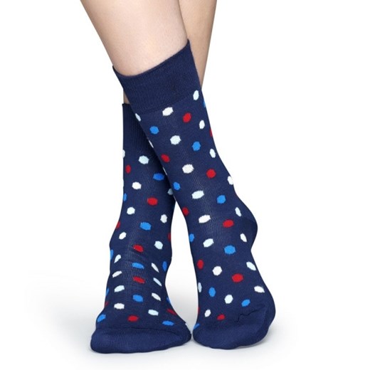 Skarpetki damskie Happy Socks Dots DOT01-6001  granatowy 36-40 sneakerstudio.pl