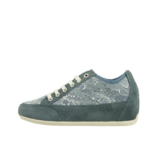 IGI&CO 11594 00 scamosciato/pizzo jeans, półbuty (sneakersy) damskie - Niebieski