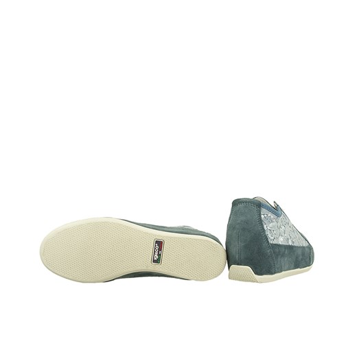 IGI&CO 11594 00 scamosciato/pizzo jeans, półbuty (sneakersy) damskie - Niebieski