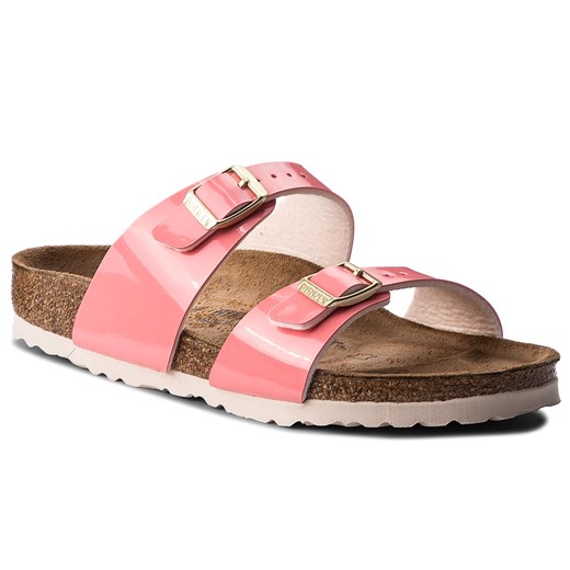 Klapki BIRKENSTOCK - Sydney Bs 1008544 Two Tone Cream Coral Birkenstock  36 eobuwie.pl