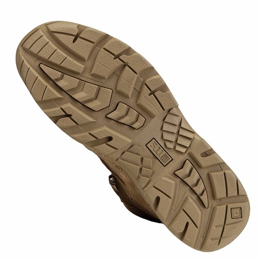 Buty trekkingowe męskie brązowe 5.11 Tactical sportowe sznurowane skórzane 