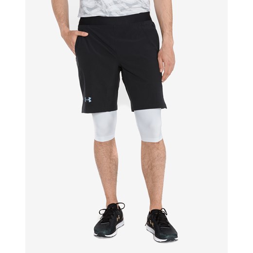 Under Armour Speedpocket Long 2-in-1 Szorty L Czarny Biały Under Armour  S BIBLOO