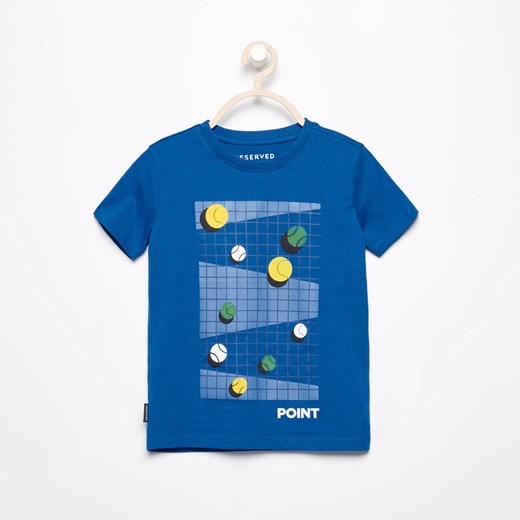 Reserved - T-shirt z nadrukiem - Niebieski Reserved  128 