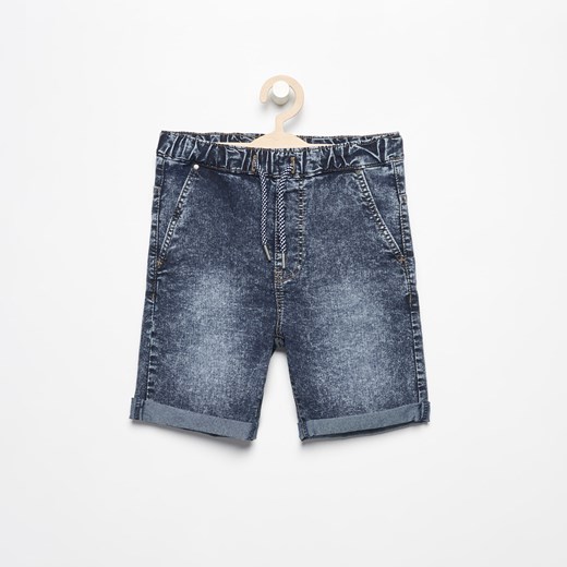 Reserved - Jeansowe krótkie spodenki - Niebieski