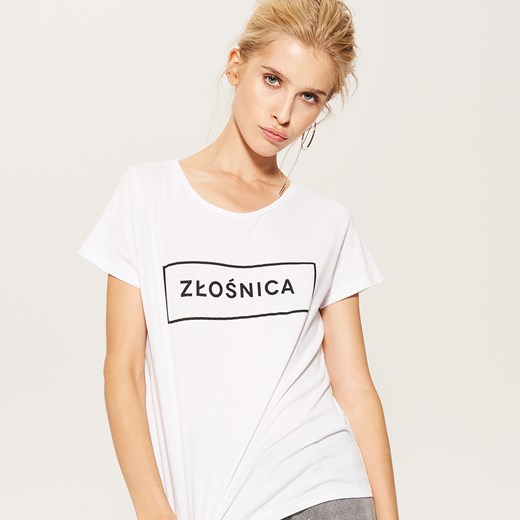 House - T-shirt złośnica - Biały House S