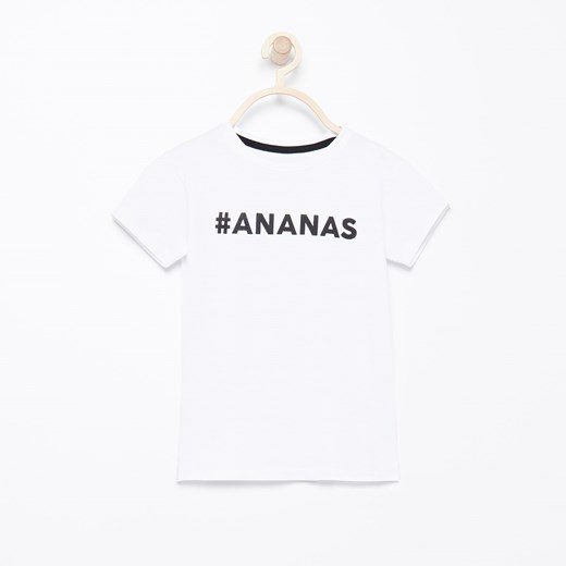 Reserved - T-shirt #ananas - Biały Reserved  110 