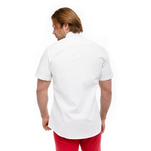 Koszula biała z wzorem bialy  176/182 42 wyprzedaż eLeger 