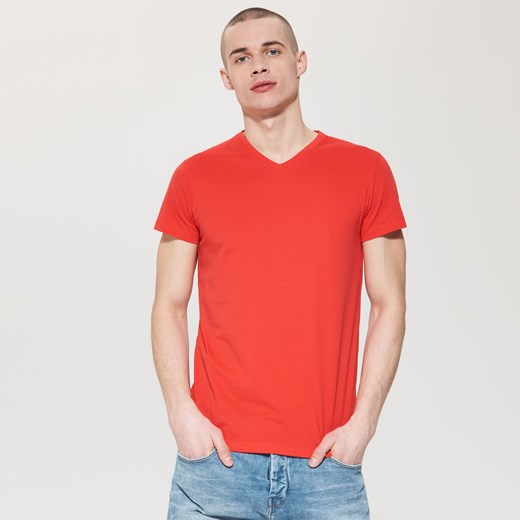 House - Gładka koszulka basic - Czerwony  House XXL 