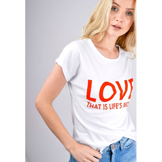 T-shirt z napisem love motto Zoio  L okazyjna cena zoio.pl 