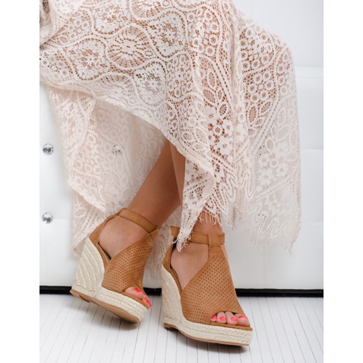 Espadryle koturny Madam Loca Karmelowe 38 MadamRock