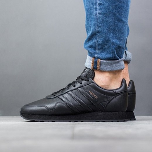 Buty męskie sneakersy adidas Originals Haven CQ3036 - CZARNY niebieski Adidas Originals 44 sneakerstudio.pl