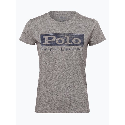 Polo Ralph Lauren - T-shirt damski, szary  Polo Ralph Lauren S vangraaf