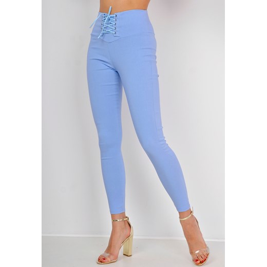 Legginsy z szerokim wiązaniem w talii  Zoio L okazja zoio.pl 