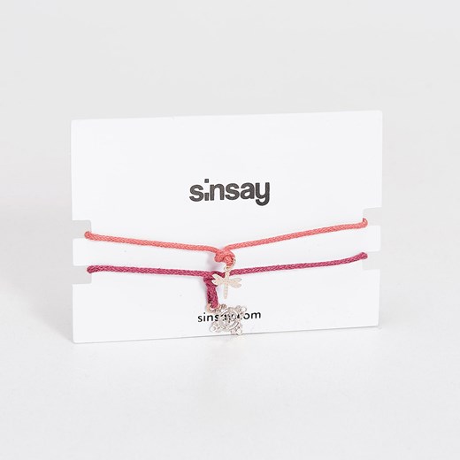 Sinsay - Zestaw bransoletek - Wielobarwn Sinsay  One Size 