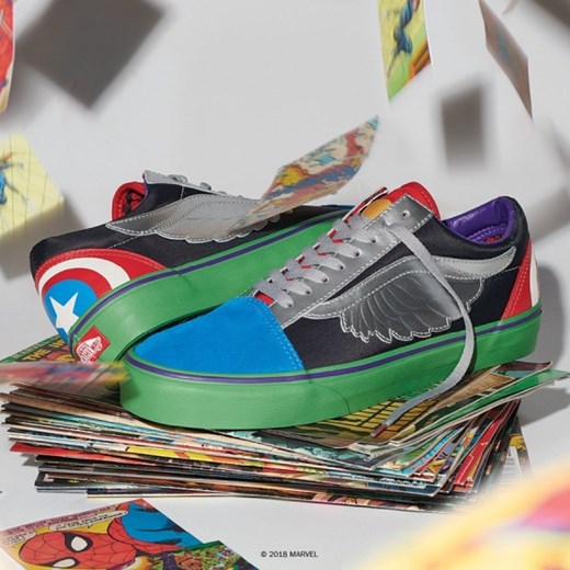 Buty męskie sneakersy Vans Old Skool x Avengers VA38G1U3V Vans  43 sneakerstudio.pl