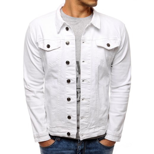 Kurtka męska jeansowa biała (tx2192) Dstreet  XL 